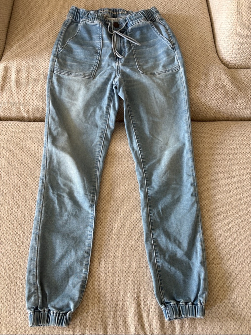 American Eagle Outfitters Light Blue Jogger Jeans